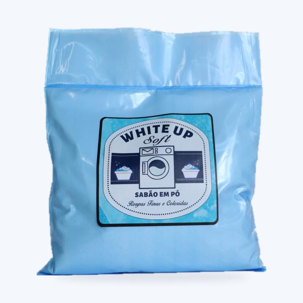 Sabão em pó White Up Soft Rinno, fabricado em São Paulo e vendido direto da fábrica